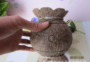 海南椰殼工藝品 椰雕筆筒的價格、廠家與日用品賞析